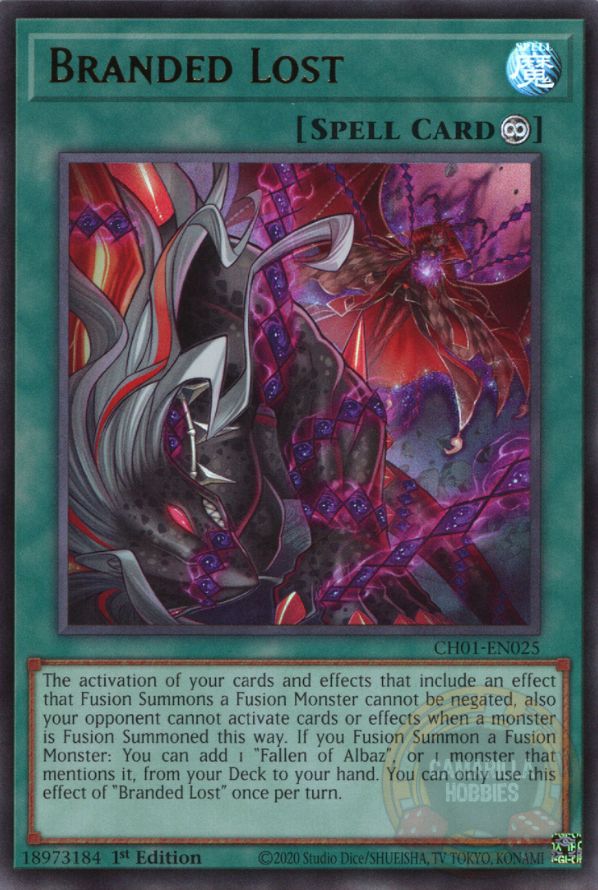Branded Lost - CH01-EN025 - Ultra Rare  1