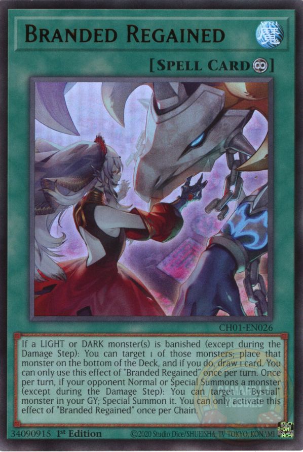 Branded Regained - CH01-EN026 - Ultra Rare  1
