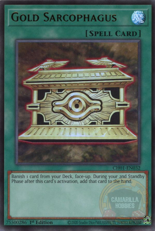 Gold Sarcophagus - CH01-EN032 - Ultra Rare  1