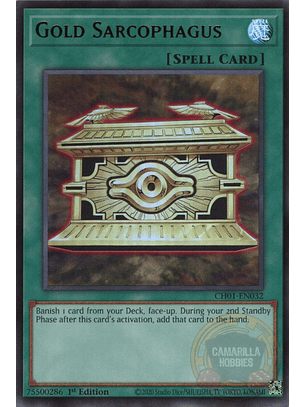 Gold Sarcophagus - CH01-EN032 - Ultra Rare 