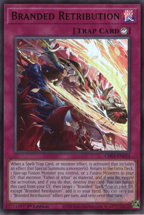 Branded Retribution - CH01-EN034 - Ultra Rare  1