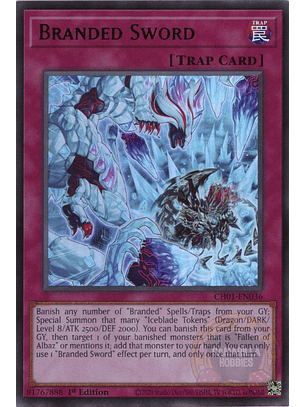 Branded Sword - CH01-EN036 - Ultra Rare 