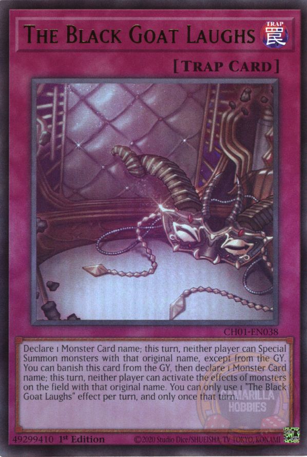 The Black Goat Laughs - CH01-EN038 - Ultra Rare  1