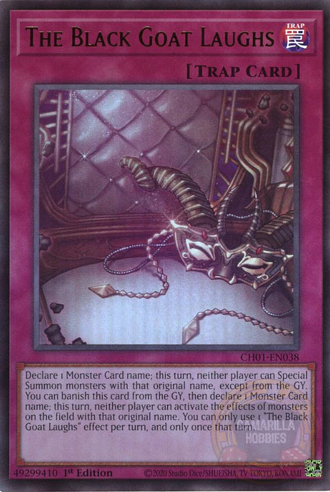 The Black Goat Laughs - CH01-EN038 - Ultra Rare 