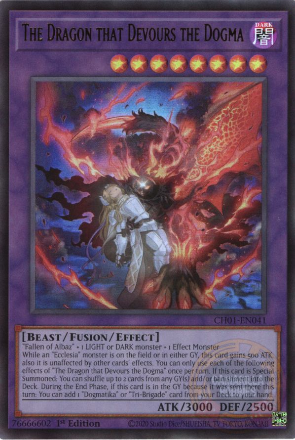 The Dragon that Devours the Dogma - CH01-EN041 - Ultra Rare  1