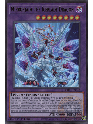 Mirrorjade the Iceblade Dragon - CH01-EN042 - Ultra Rare 
