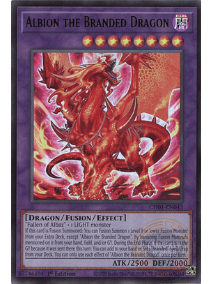 Albion the Branded Dragon - CH01-EN043 - Ultra Rare 