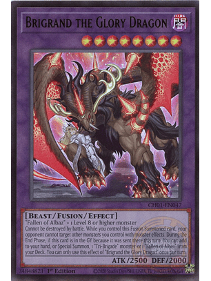 Brigrand the Glory Dragon - CH01-EN047 - Ultra Rare 