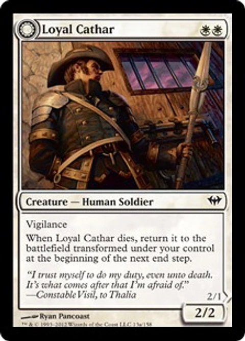 Loyal Cathar | Unhallowed Cathar - DKA - C 