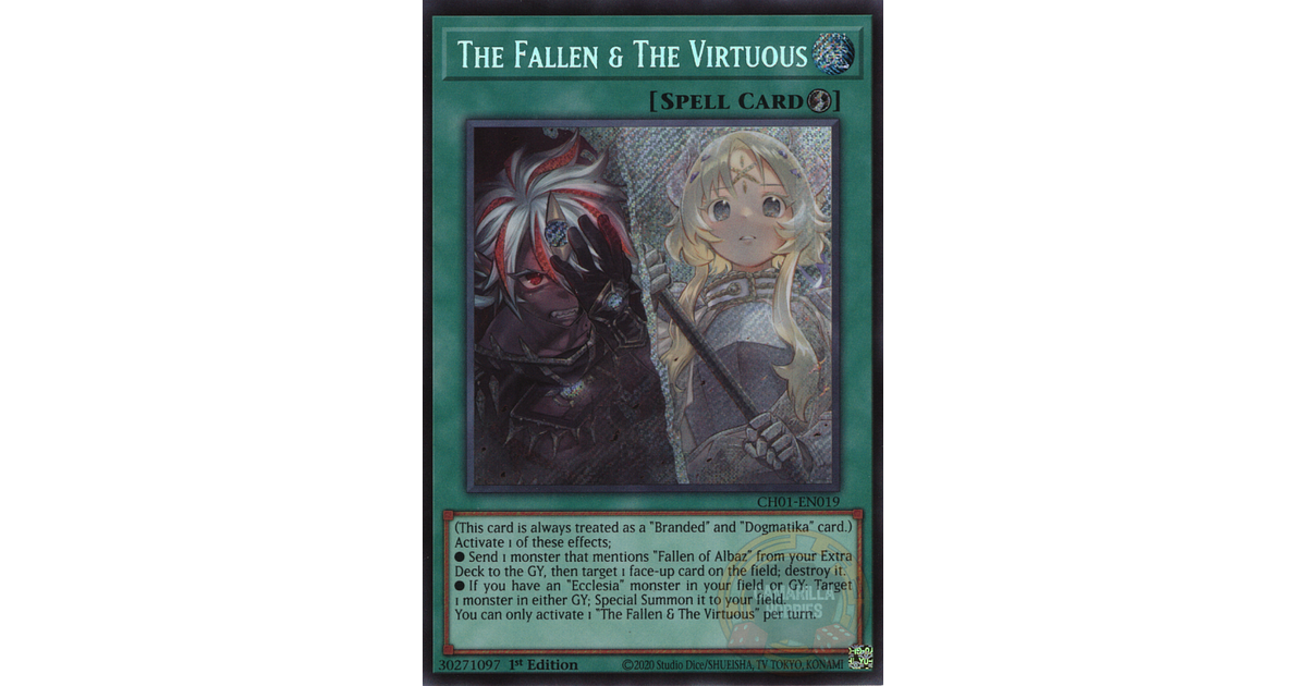 The Fallen & The Virtuous - CH01-EN019 - Secret Rare