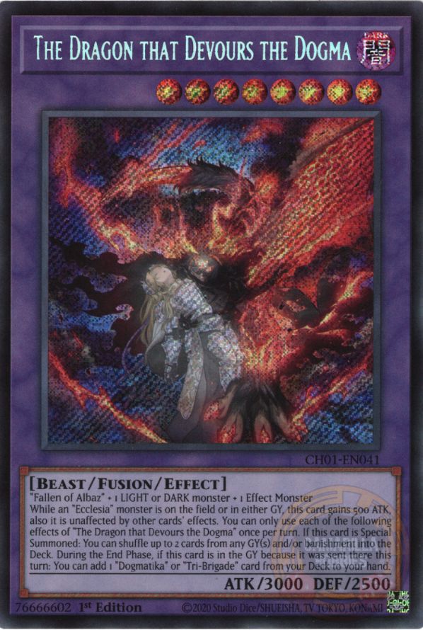 The Dragon that Devours the Dogma - CH01-EN041 - Secret Rare  1
