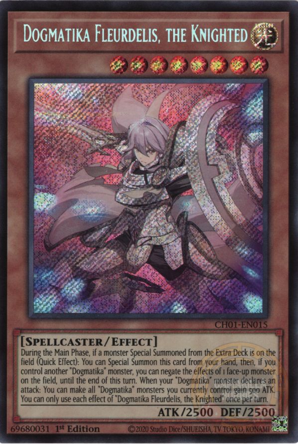 Dogmatika Fleurdelis, the Knighted - CH01-EN015 - Secret Rare  1