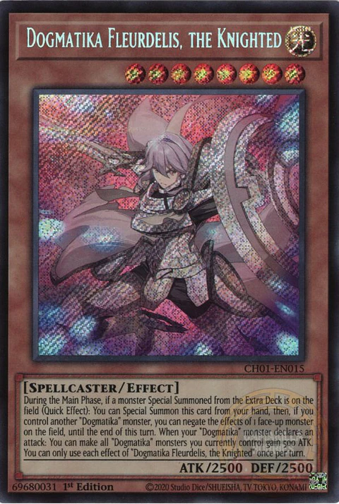 Dogmatika Fleurdelis, the Knighted - CH01-EN015 - Secret Rare 
