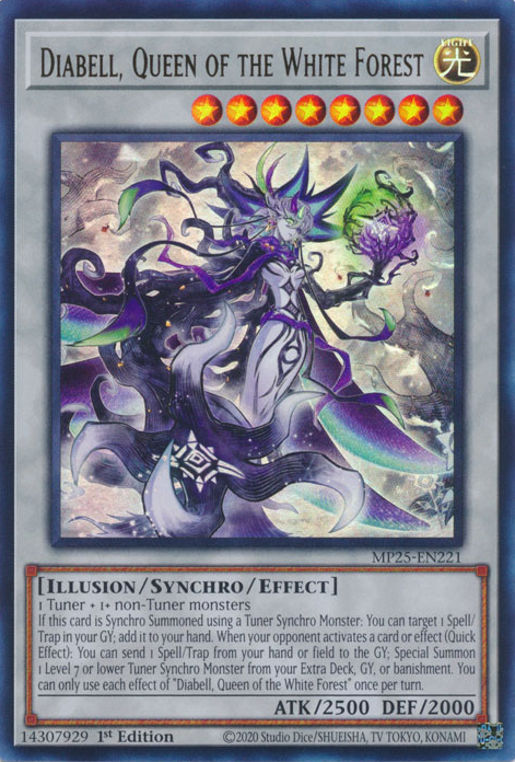 Diabell, Queen of the White Forest - MP25-EN221 - Ultra Rare  1