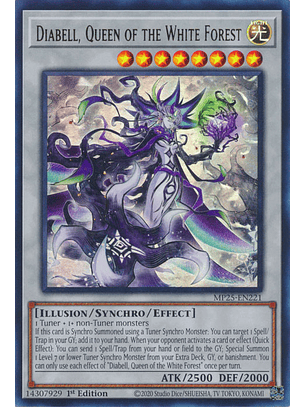 Diabell, Queen of the White Forest - MP25-EN221 - Ultra Rare 