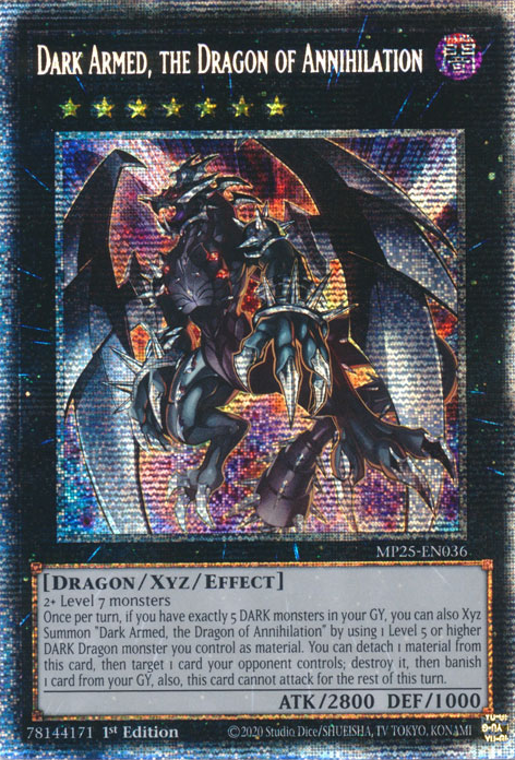 Dark Armed, the Dragon of Annihilation - MP25-EN036 - Starlight Rare 1