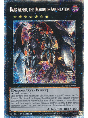 Dark Armed, the Dragon of Annihilation - MP25-EN036 - Starlight Rare