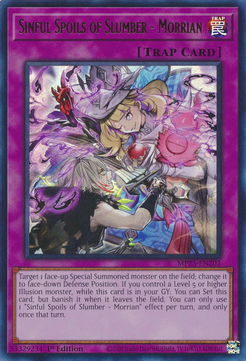 Sinful Spoils of Slumber - Morrian - MP25-EN202 - Ultra Rare 