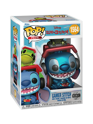 Funko Pop! Plus Movies: Disney, Lilo & Stitch - Gamer Stitch