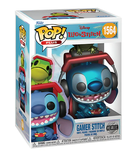 Funko Pop! Plus Movies: Disney, Lilo & Stitch - Gamer Stitch