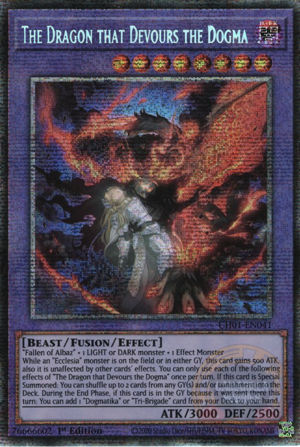 The Dragon that Devours the Dogma - CH01-EN041 - Starlight Rare  1