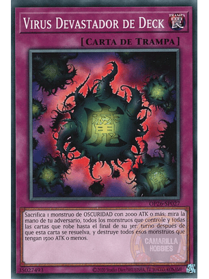 Deck Devastation Virus - OP26-EN027 - Common 