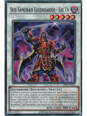 Legendary Six Samurai - Shi En - OP26-EN022 - Common 
