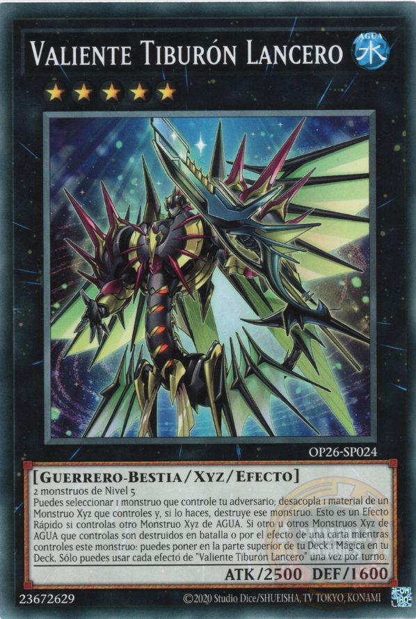 Valiant Shark Lancer - OP26-EN024 - Common  1