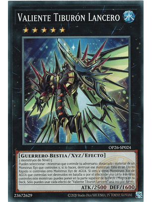 Valiant Shark Lancer - OP26-EN024 - Common 