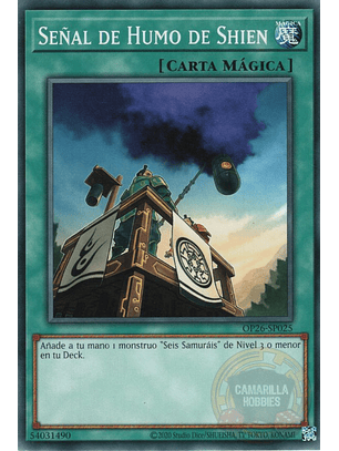 Shien's Smoke Signal - OP26-EN025 - Common 