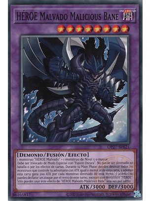 Evil HERO Malicious Bane - OP27-EN021 - Common 