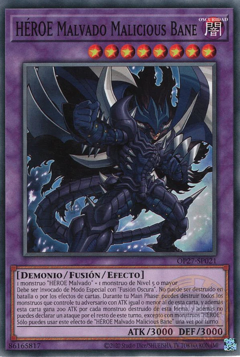 Evil HERO Malicious Bane - OP27-EN021 - Common 