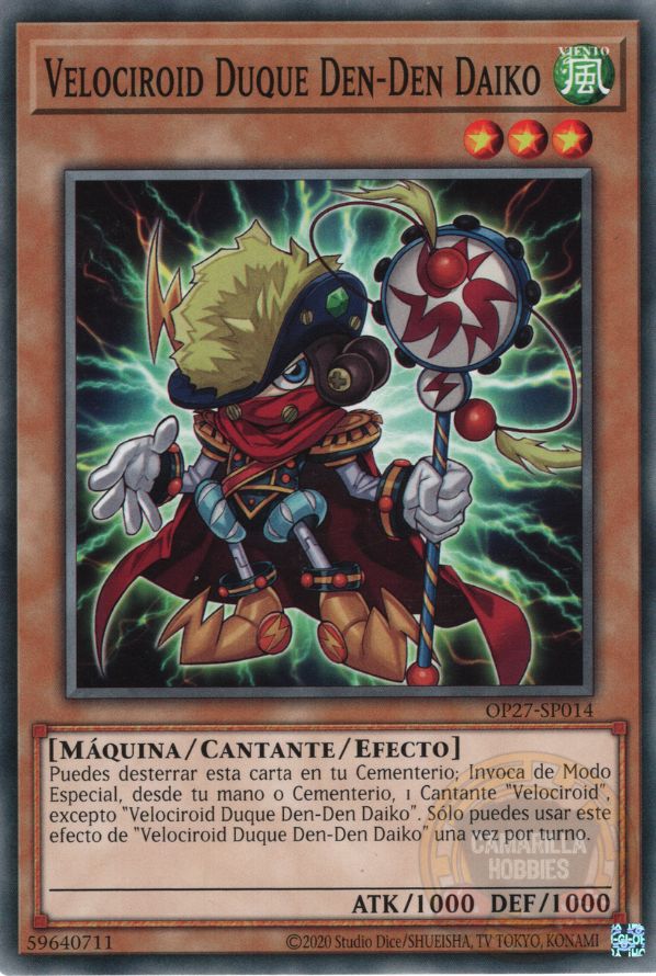 Speedroid Den-Den Daiko Duke - OP27-EN014 - Common  1