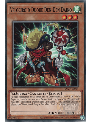 Speedroid Den-Den Daiko Duke - OP27-EN014 - Common 