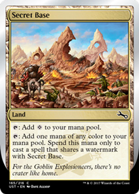 Secret Base (Goblin Explosioneers) - UST - C 