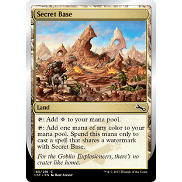 Secret Base (Goblin Explosioneers) - UST - C 