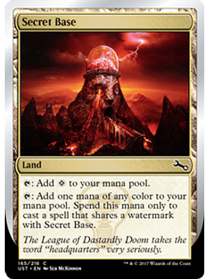 Secret Base (League of Dastardly Doom) - UST - C 