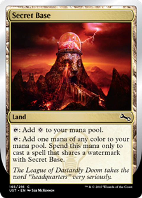 Secret Base (League of Dastardly Doom) - UST - C 