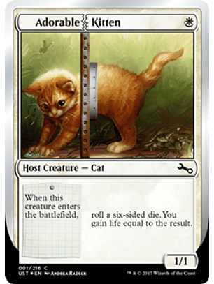 Adorable Kitten - UST - C 