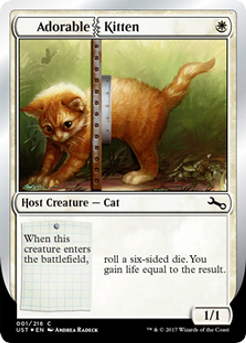 Adorable Kitten - UST - C 