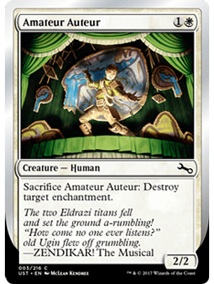 Amateur Auteur (Zendikar) - UST - C 