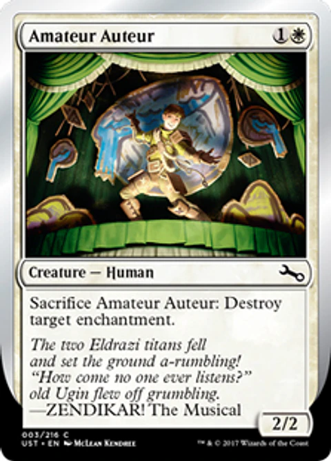 Amateur Auteur (Zendikar) - UST - C 