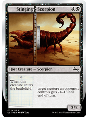 Stinging Scorpion - UST - C 