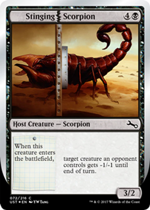Stinging Scorpion - UST - C 