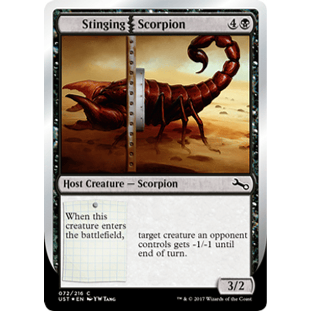 Stinging Scorpion - UST - C 