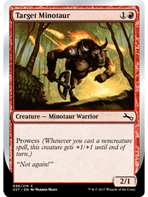Target Minotaur (Fire) - UST - C 