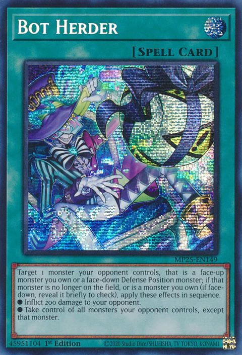 Bot Herder - MP25-EN149 - Prismatic Secret Rare