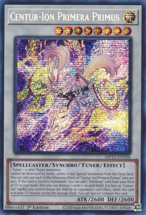Centur-Ion Primera Primus - MP25-EN106 - Prismatic Secret Rare  1