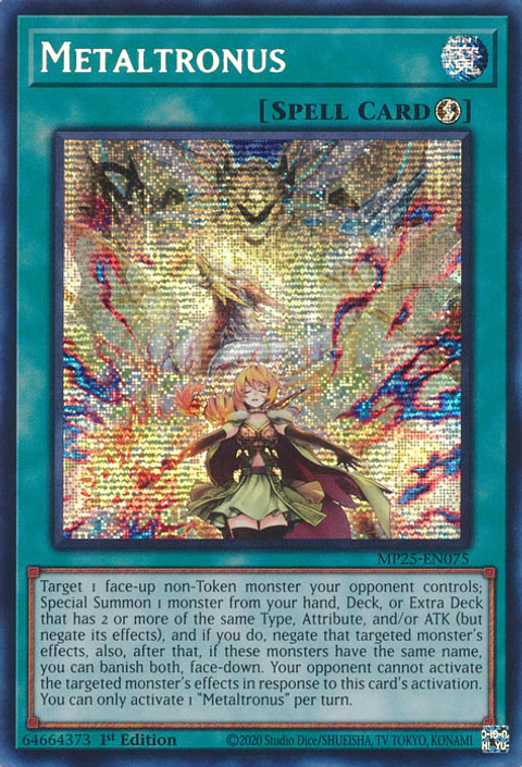 Metaltronus - MP25-EN075 - Prismatic Secret Rare