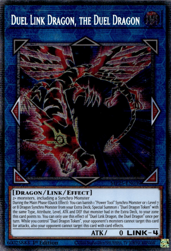 Duel Link Dragon, the Duel Dragon - MP25-EN039 - Starlight Rare 1